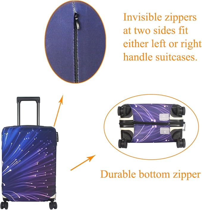 Explore Land Travel Luggage Cover Suitcase Protector Fits 31-32 Inch Case - Image 7
