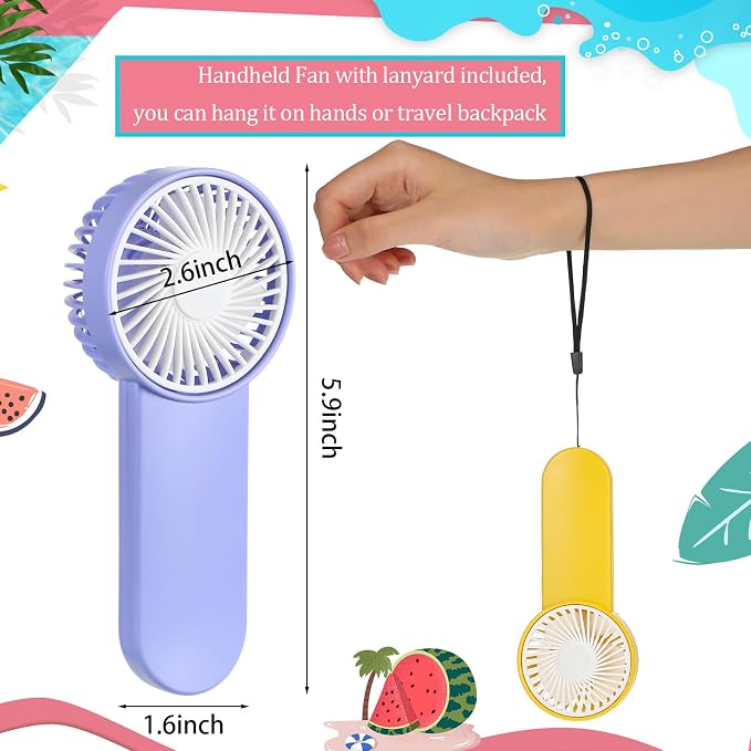 Sumind 64 Pcs Small Personal Portable Fan Mini Handheld Bulk 1 Speed Electric - Image 3