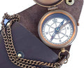 Engravable Compass Nautical Pocket Brass Compass by THOR+INSTRUMENTS