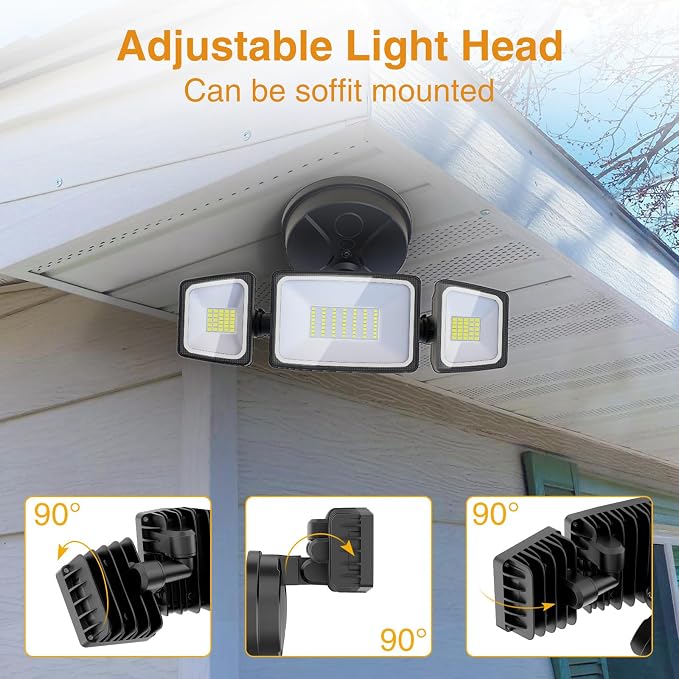 Onforu 2 Pack 75W Flood Lights Outdoor, 7000LM LED Flood Lighting Outdoor - Image 6