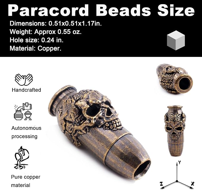 Paracord Beads with Hole, Suitable - Image 2