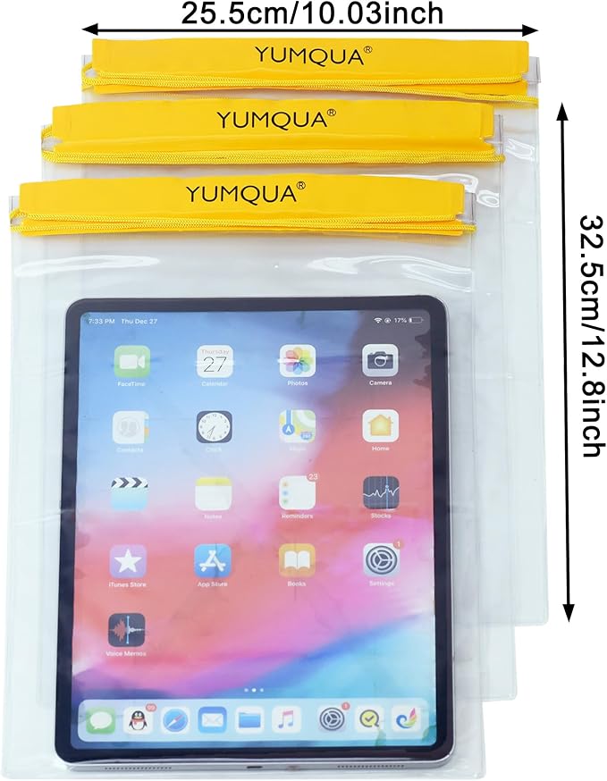 YUMQUA Waterproof Bags Large Size 3 Pack, fits Kayaking Boating Hiking Water - Image 5