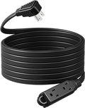 DEWENWILS Flat Plug Extension Cord, 25 FT 16/3 Awg Grounded Power Cable by DEWENWILS