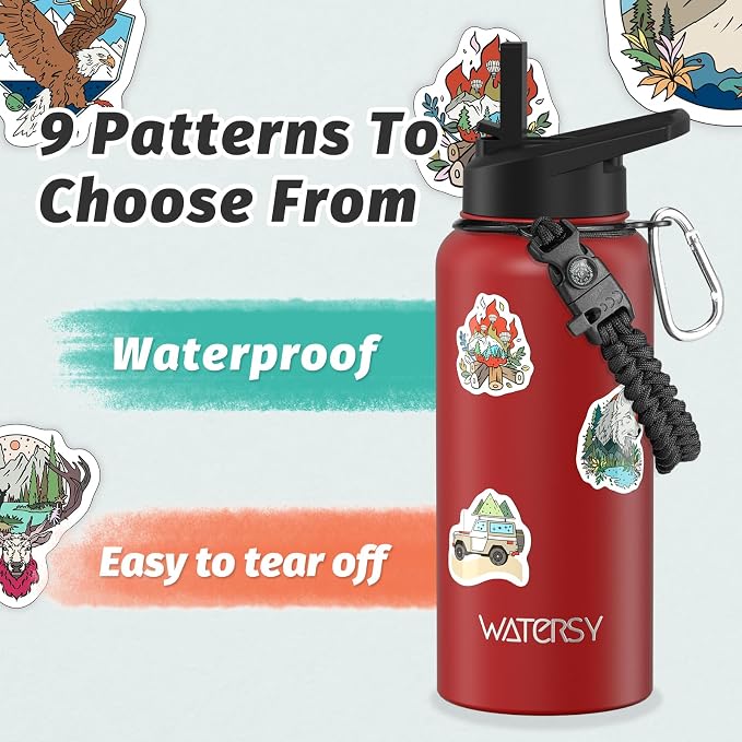 32oz Insulated Water Bottle, BPA Free&Leak Proof, Stainless Steel Water Flask - Image 4