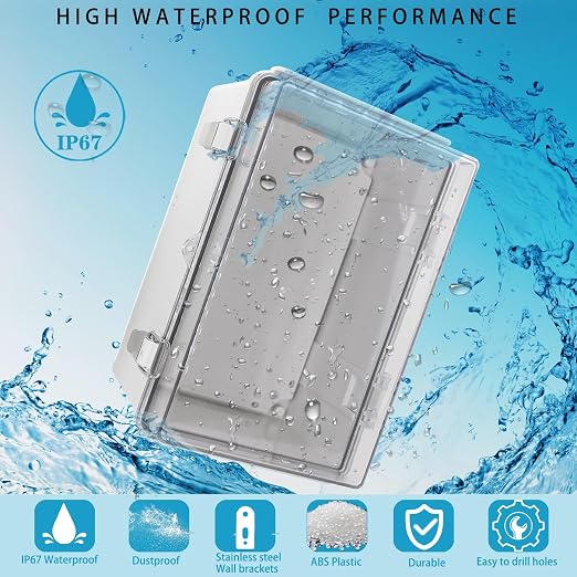Outdoor Waterproof Electrical Box Junction Box Weatherproof IP67 ABS Plastic - Image 2