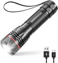 WdtPro Rechargeable Flashlights High Lumens, 1 Pack 10H Long Lasting Super by WdtPro