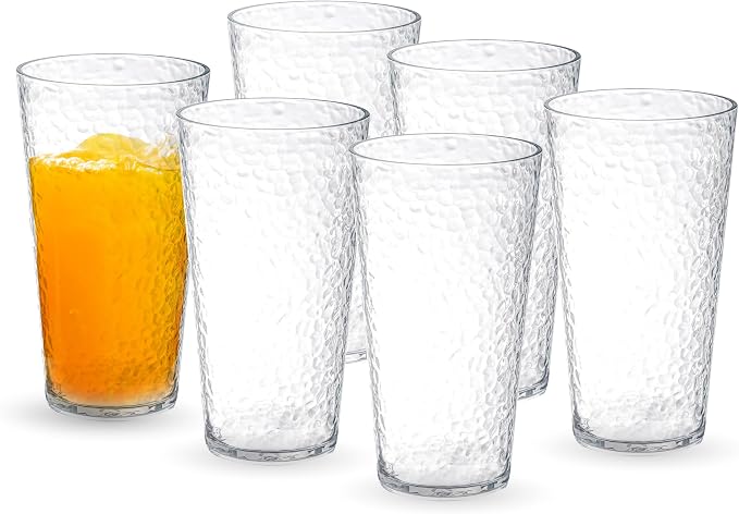 KLIFA- NICE- 29 ounce, Plastic Jumbo Drinking Glasses, Large Acrylic Iced Tea by KLIFAHome