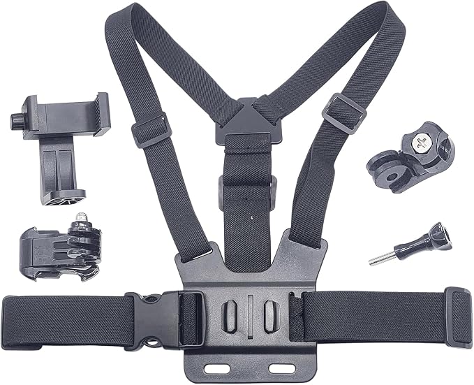Mobile Phone Chest Mount Harness Strap Cell Phone Holder Mount - Image 2