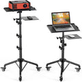 Amada Projector Stand with Wheels, Height Adjustable Rolling Stand with Mouse by AMADAHOMEFURNISHING