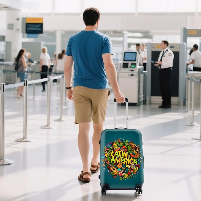 WUJIAONIAO Travel Luggage Cover Baggage Suitcase Cover Protector Skins 18-32 - Image 4