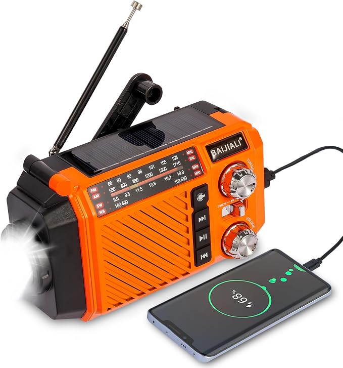 Hand Crank Emergency Weather Radio by Unknown