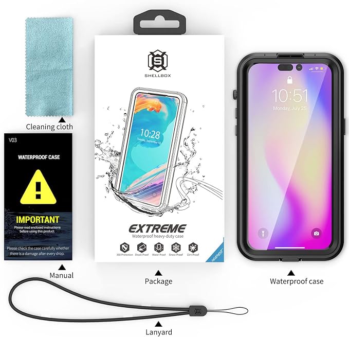 AICase for iPhone 14 Pro Case Waterproof, Compatible - Image 6