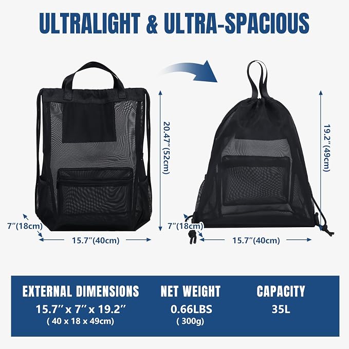 Moyad Backpack for Women Men, Semi-transparent Travel Casual Daypack Backpacks - Image 4