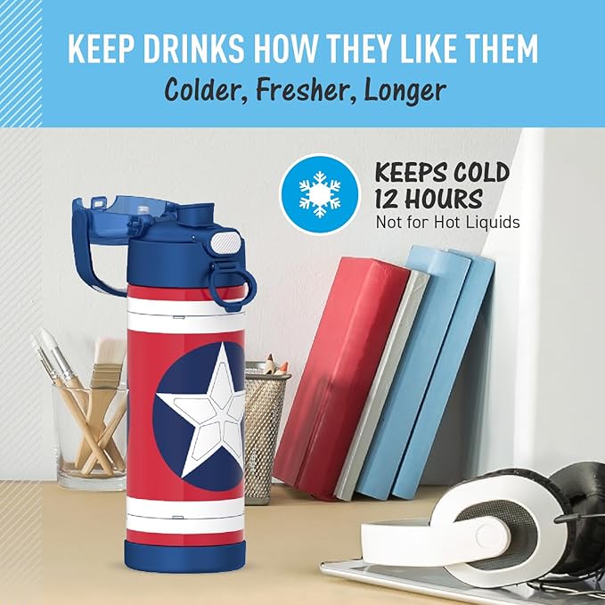 THERMOS FUNTAINER 16 Ounce Stainless Steel Vacuum Insulated Bottle - Image 5