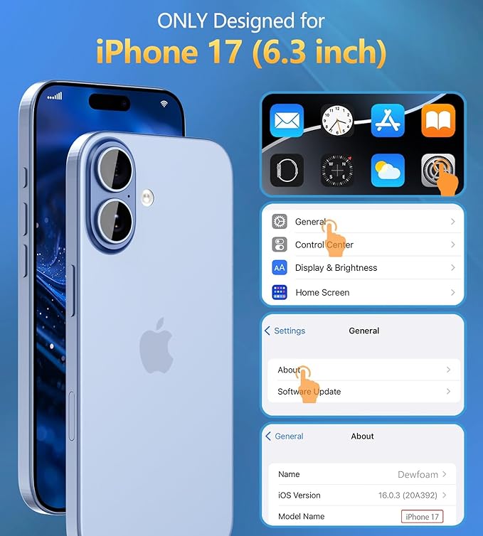 for iPhone 17 Case Waterproof, Full Body Underwater Dustproof Shockproof Case - Image 2