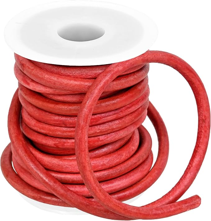 GENIQUE Real/Genuine Round Leather String Cord - Image 4