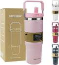 30oz Flip Straw Insulated Tumbler by SIMPLEDRINK