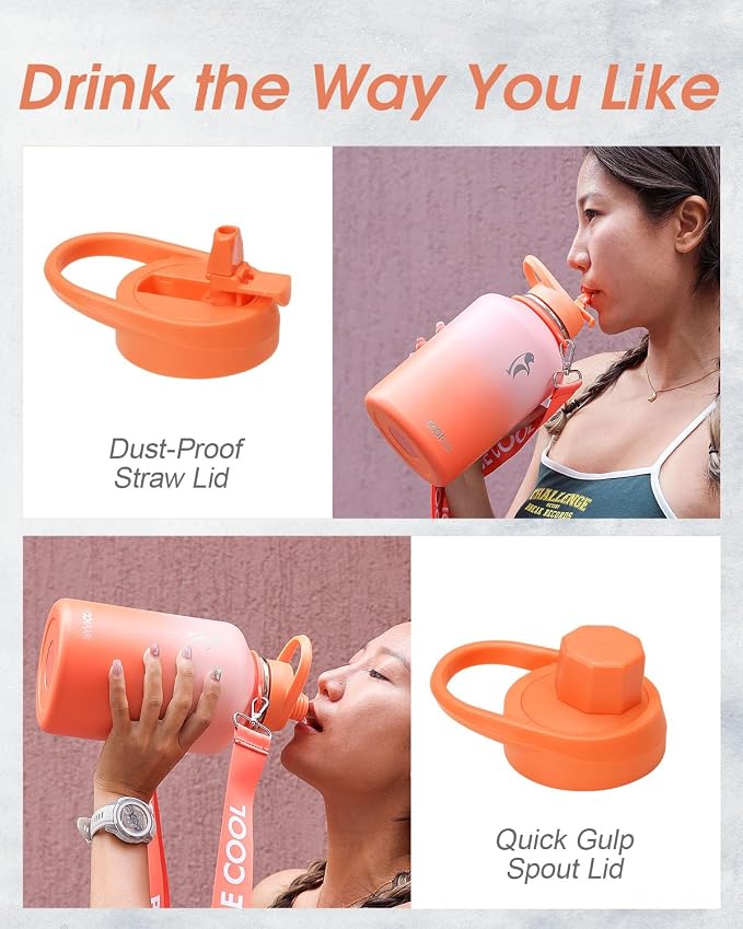 Coolflask 64 oz Water Bottle - Image 4