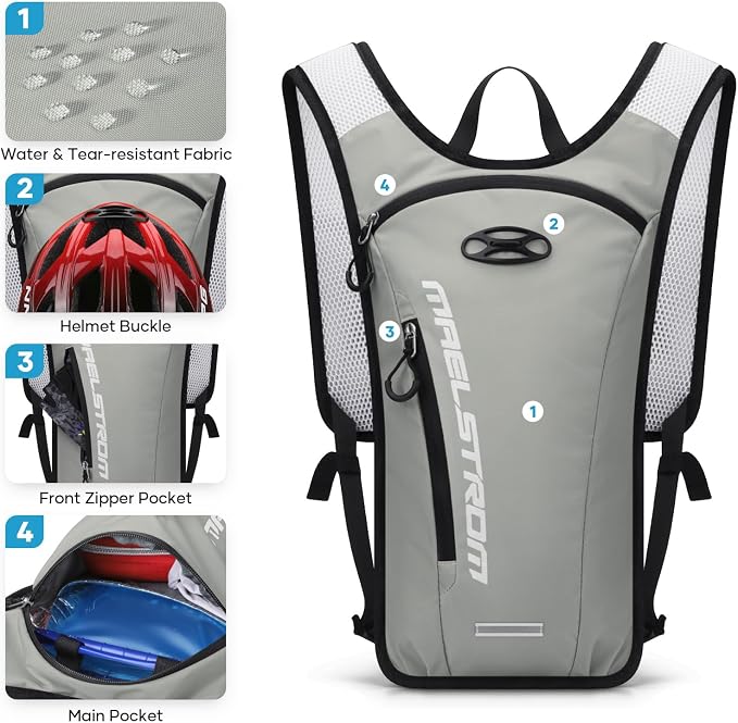 Maelstrom Hydration Backpack, Hiking Backpack - Image 2