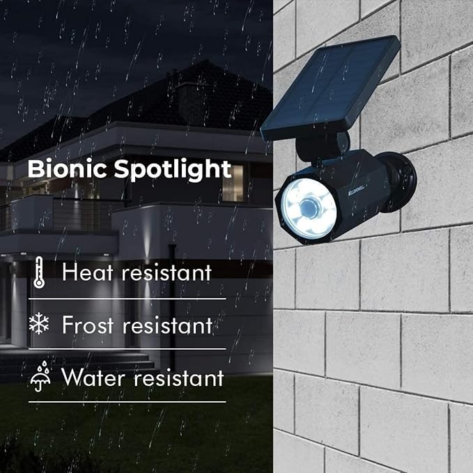 Bell+Howell Bionic Spotlight Deluxe Solar-Powered Spot Light 25 Feet Motion - Image 6