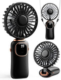 coldSky Portable Handheld Fan, 4000mAh Battery Operated 3 in 1 Multifunction by Fabricshaver