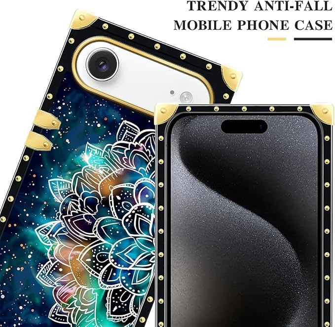for iPhone 17 Air Case Luxury Golden Decoration - Image 4