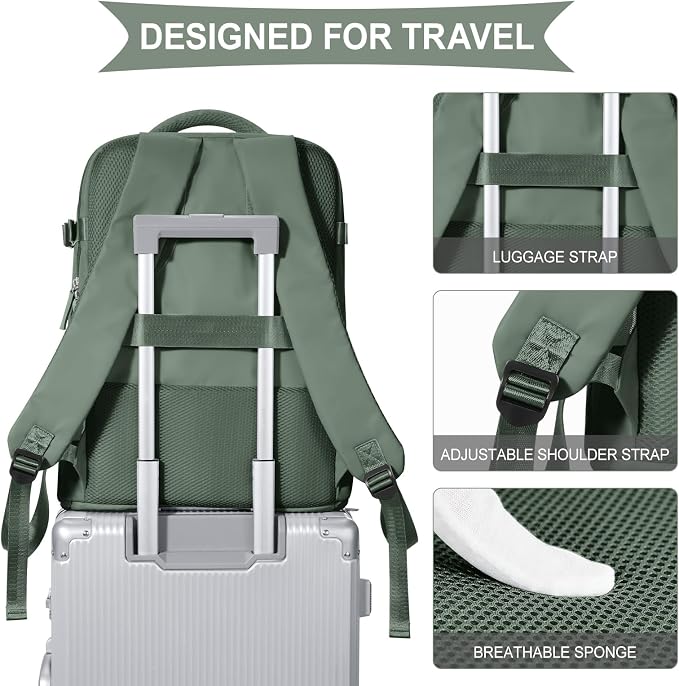 coowoz Travel Backpack For Women Men, Carry On Backpack, Hiking Backpack - Image 6
