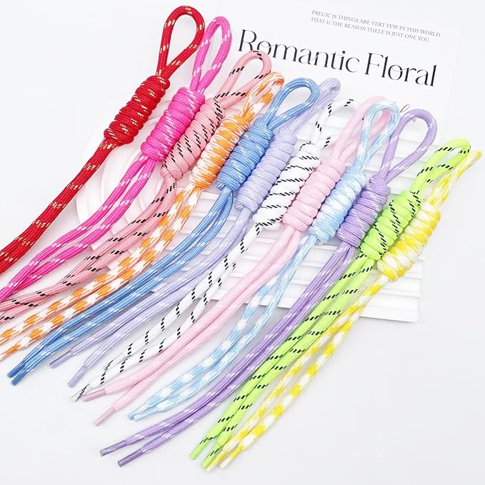 8/13/18/20/30 Pack Paracord Keychain Rope Bag Charms Colorful Braided Charms - Image 7