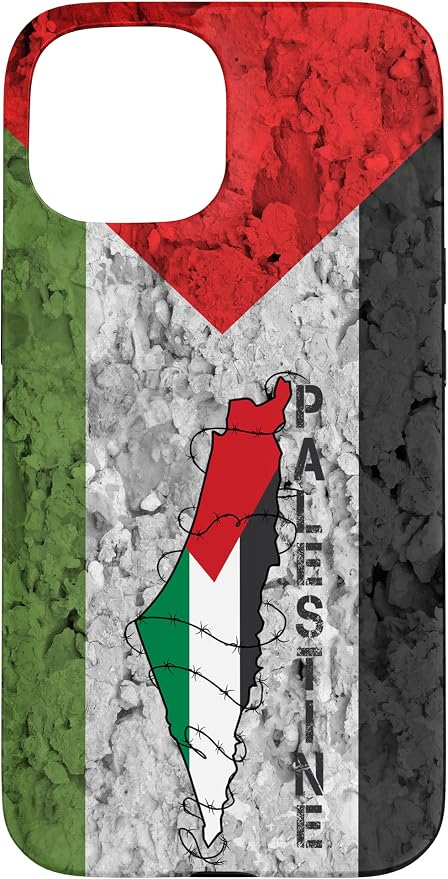 Kufiya PALESTINE Keffiyeh flag, Palestinian Map pattern Case by Unknown