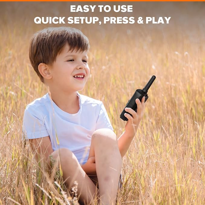 Wishouse Walkie Talkies for Adults Long Range-Rechargeable 4 Pack 2 Way Radios - Image 7