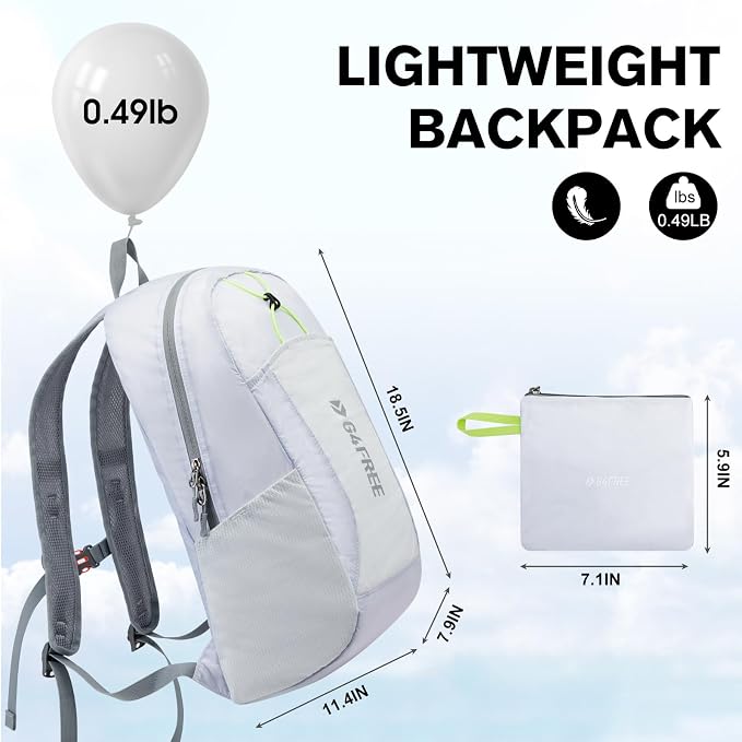 G4Free 24L Lightweight Packable Hiking Backpack Small Sport Travel Daypack - Image 2