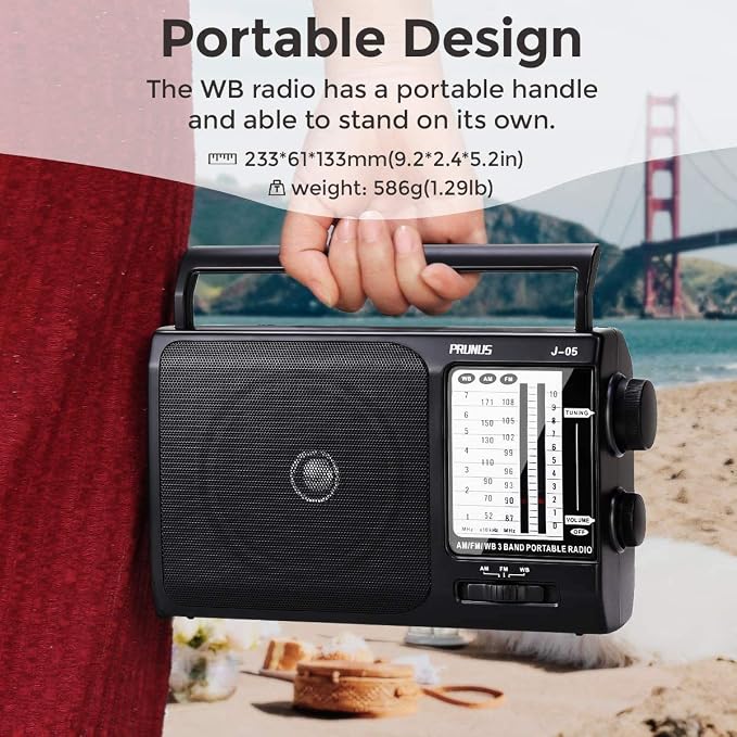 NOAA Weather AM FM Portable Radio - Image 7