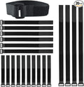 20 Pack Reusable Fastening Cable Ties and Cable Straps, Adjustable by Unknown