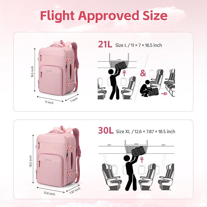 RealCool Travel Backpack for Women Men - Image 5
