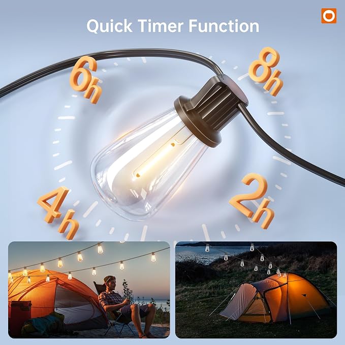 addlon 120FT Solar String Lights Outdoor, Waterproof Solar Powered Outside - Image 8