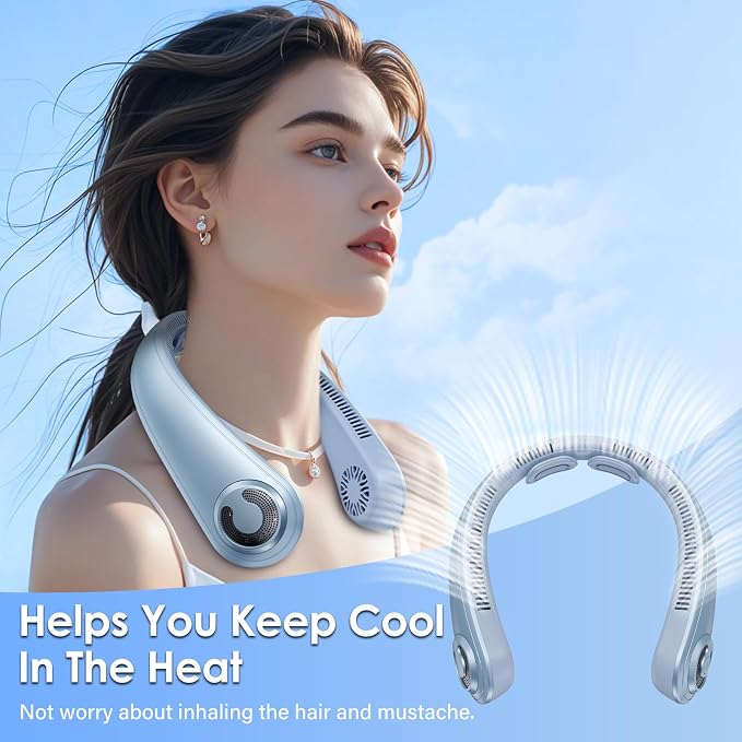 Portable Lightweight Neck Fan - Image 2
