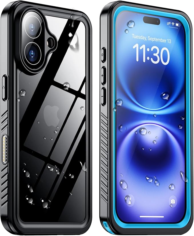 2025 New Designed for iPhone 16 Case Waterproof, Phone Case for iPhone 16 6.1" by Red2Fire