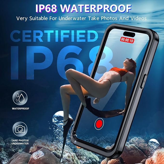 Red2Fire 2025 New Designed for iPhone 15 Case Waterproof, Phone Case for iPhone - Image 3