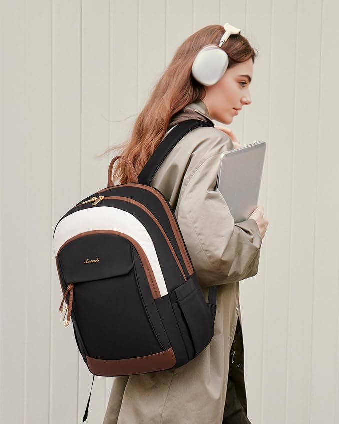 LOVEVOOK Laptop Backpack for Women, 15.6 inch Waterproof College Backpack Woman - Image 8