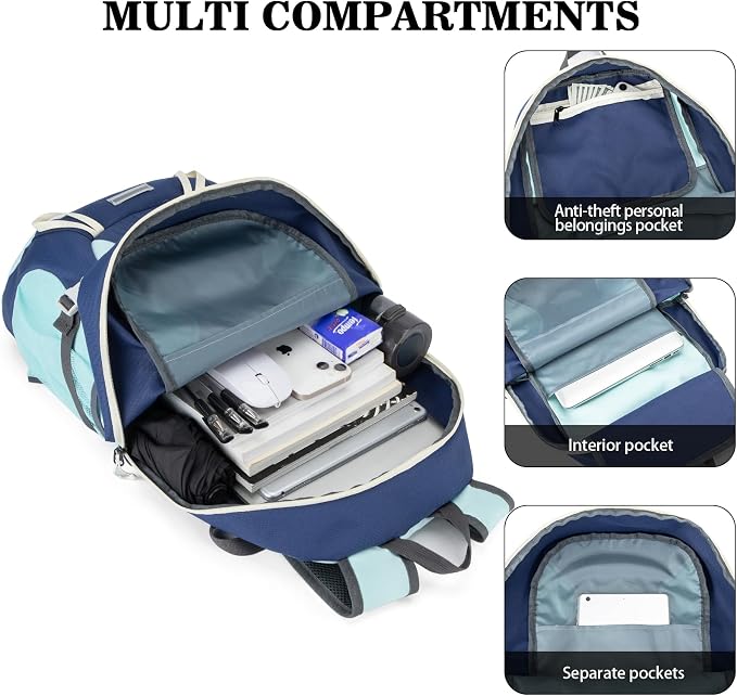BAGPARKK Hiking Backpack, Large 35L Travel Backpacks - Image 2
