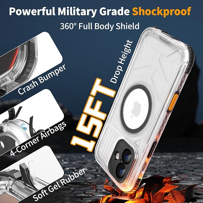 for iPhone 16 Waterproof Case, Compatible - Image 5