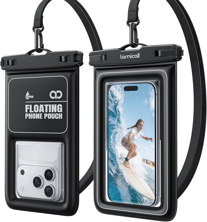 Lamicall IP68 Floating Waterproof Phone Pouch by Lamicall