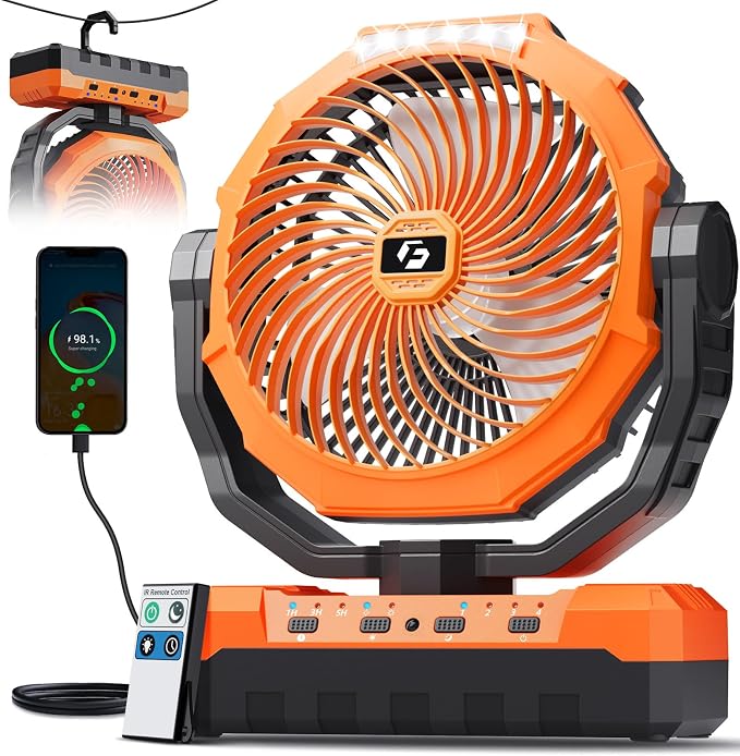 FRIZCOL 3-in-1 Camping Fan by FollowUsGetMoreInfoNow