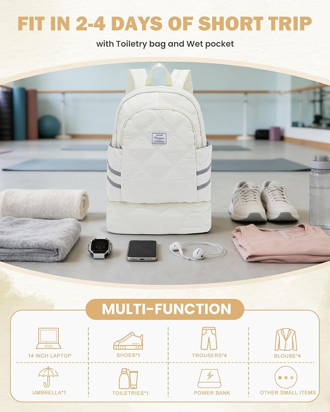 Gym Backpack for Women Men, Lightweight Gym Bag - Image 4
