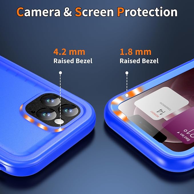 Cozycase Waterproof Case for iPhone 11 Pro Max, Shockproof Full-Body Rugged - Image 8