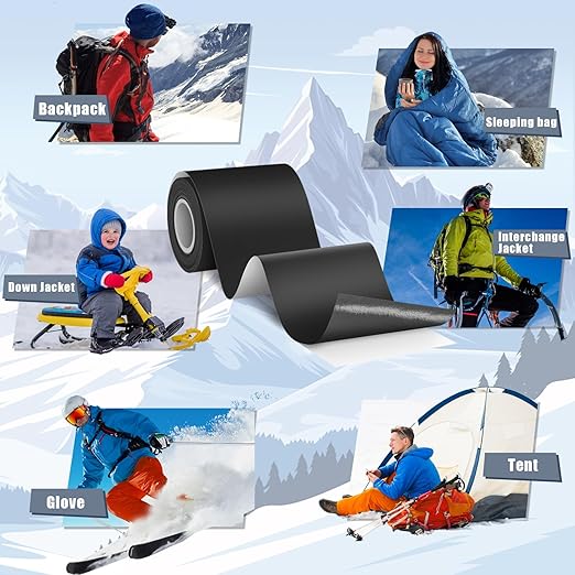 Cahomo 3x79 Nylon Repair Patch Nylon Repair Tape Self Adhesive Fabric Tapes - Image 6