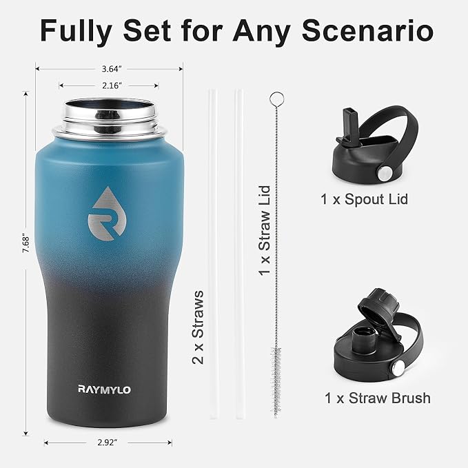 RAYMYLO 18 oz Insulated Water Bottle - Image 6