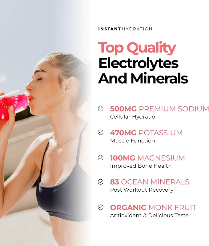 Instant Hydration Sugar Free Electrolytes Powder Packets - Image 4