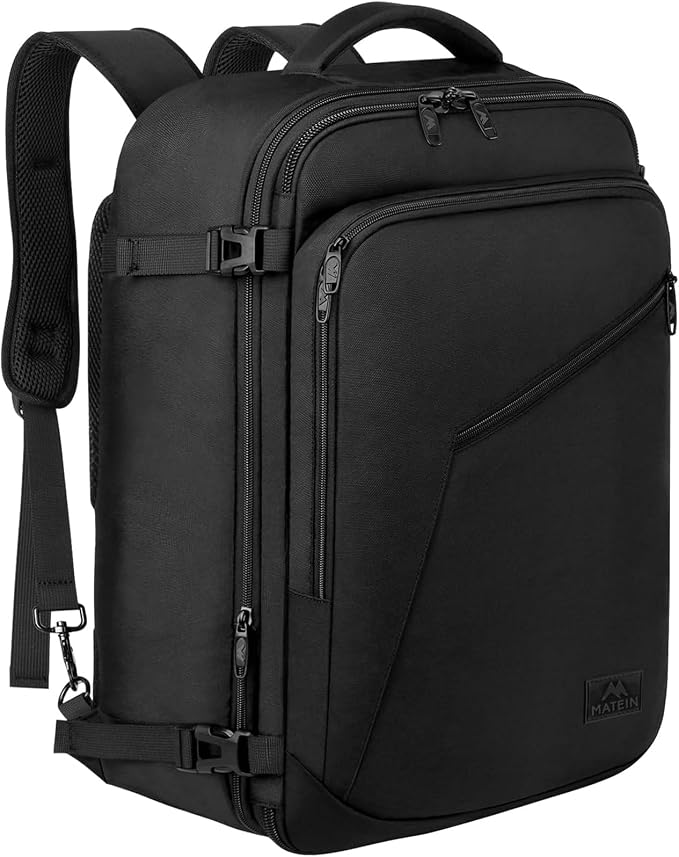MATEIN Carry on Backpack, Extra Large Travel Backpack Expandable Airplane by MATEIN