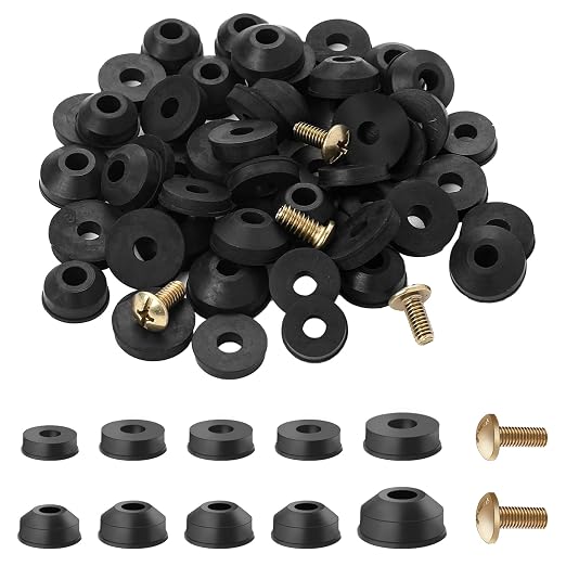 58 Pack Faucet Washer Assortment Kit by Sliverdew